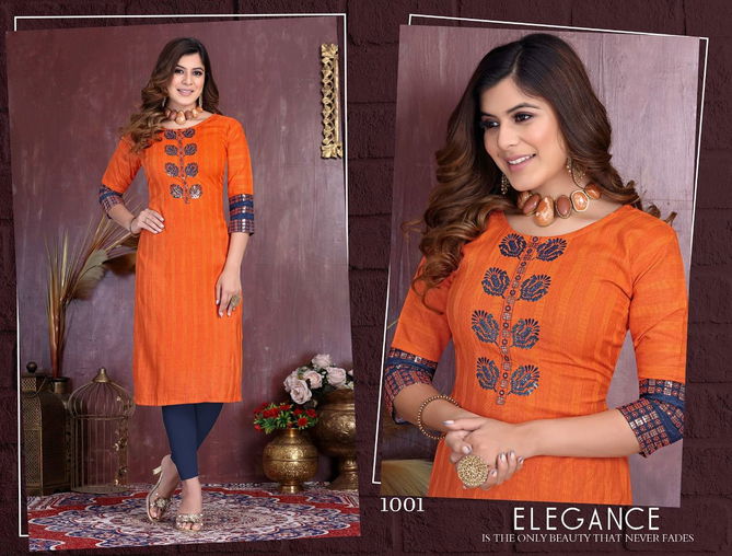 Beauty Queen Valvet Girl 1 Rayon Fancy Ethnic Wear Designer Kurti Collection